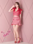 画像19: XSサイズあり【an /アン】ショルダーリボン/ 千鳥柄/ チェック/ ノースリーブ/ ポケットデザイン/ 裾フリル/ マーメイド/ ミニドレス/ キャバドレス[OF05] (19)