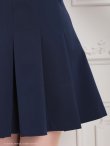 画像28: XSサイズあり 【an /アン】フロントジップ/ ワンカラー/ パフスリーブ/ 襟付き/ ベルト付き/ プリーツスカート/ ミニドレス/ キャバドレス[OF05] (28)
