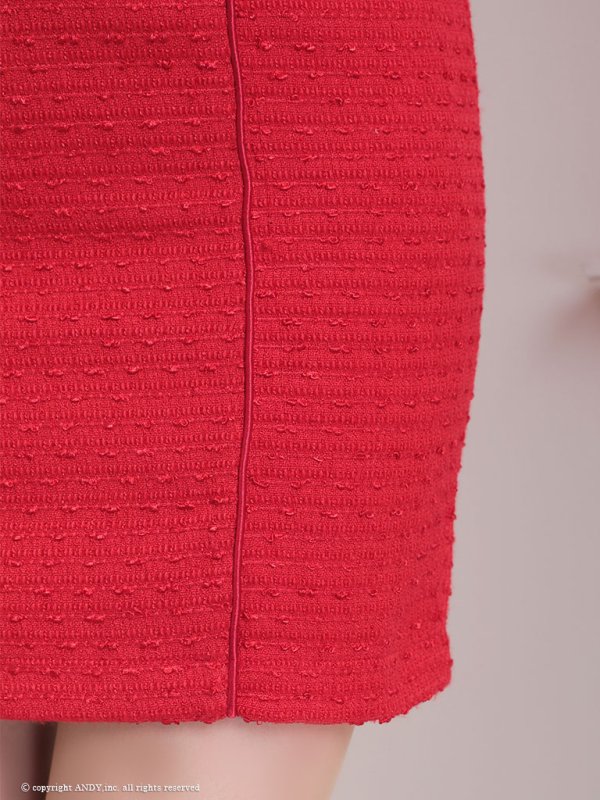 画像8: XSサイズあり【an/アン】襟付き/ チェーン/ カットアウト/ ノースリーブ/ ワンカラー/ タイト/ ミニドレス/ キャバドレス[OF05] (8)