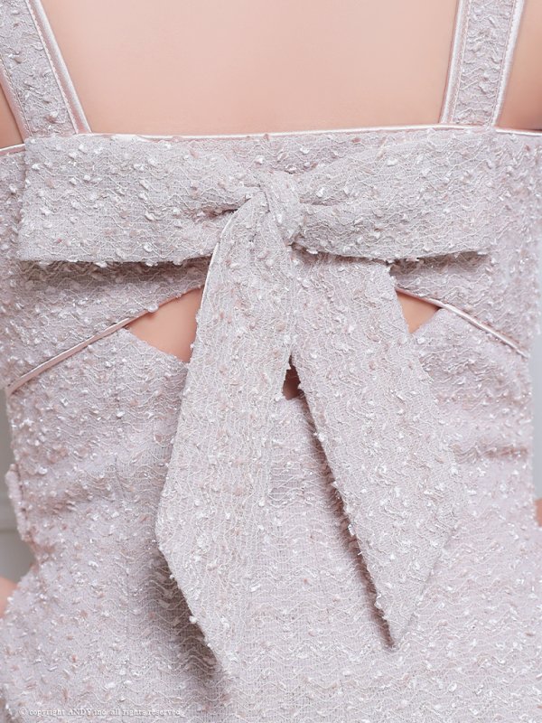 画像10: 【LIMITED SALE開催中！! 11月11日より順次発送予定】XSサイズあり【an /アン】 ストレッチ/ ツイード/ フロントジップ/ ショルダーバックル/ ノースリーブ/ ポケットデザイン/タイト/ ミニドレス/ キャバドレス[OF05] (10)