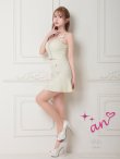画像10: XSサイズあり【an /アン】リボン/ キャミソール/ フロントジップ/ プリーツ/ Aライン/ セットアップ/ ミニドレス/ キャバドレス[OF05] (10)