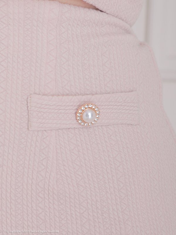 画像25: XSサイズあり【an /アン】 セットアップ/ ノースリーブ/ バックリボン/ ボタン/ フロントジップ/タイト/ ミニドレス/ キャバドレス[OF05] (25)