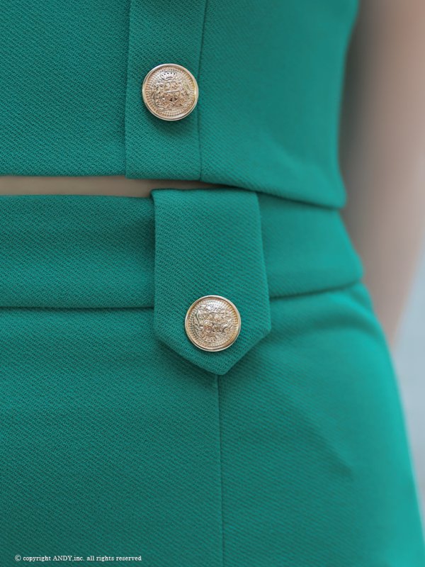 画像25: XSサイズあり【an /アン】 セットアップ/ ワンカラー/ 半袖/ 袖あり/ ボタン/ スクエアネック/ タイト/ ミニドレス/ キャバドレス[OF05] (25)