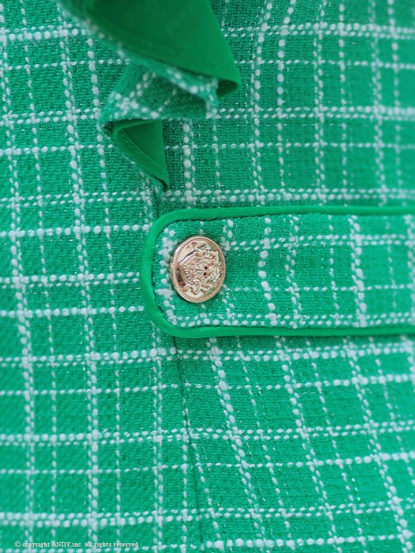 画像31: XSサイズあり【an /アン】 フリルショルダー/ アシメデザイン/ フロントジップ/ ノースリーブ/ チェック柄/ タイト/ ミニドレス/ キャバドレス[OF05] (31)