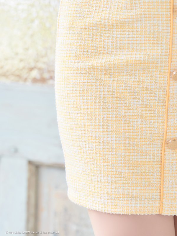 画像31: XSサイズあり【an /アン】 ショルダーリボン/ フロントジップ/ ゴールドバックル/ ボタン/ セットアップ/タイト/ ミニドレス/ キャバドレス[OF05] (31)