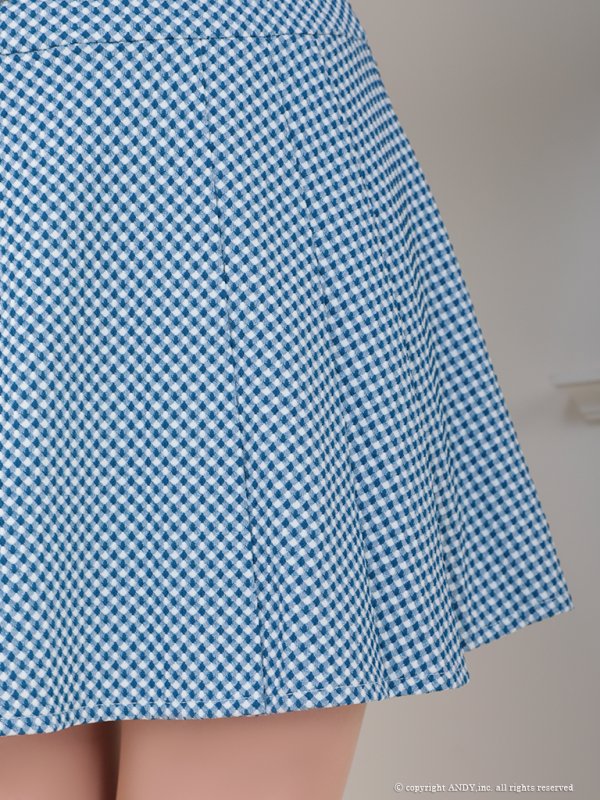 画像9: XSサイズあり【an /アン】チェーンショルダー/ オフショル/ スピンドル/ ベルト/ プリーツ/ Aライン/ セットアップ/ ミニドレス/ キャバドレス[OF05] (9)