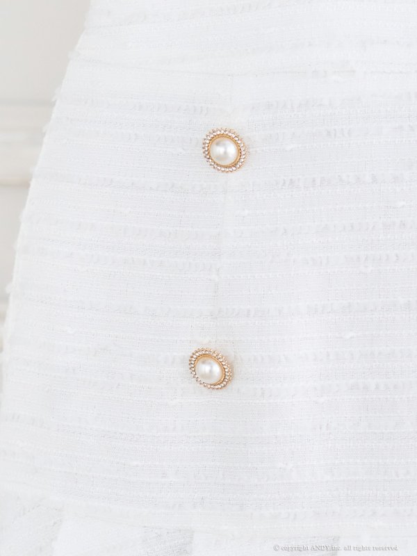 画像17: XSサイズあり【an /アン】リボン/ キャミソール/ フロントジップ/ プリーツ/ Aライン/ セットアップ/ ミニドレス/ キャバドレス[OF05] (17)