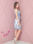 ブルー　モデル：あみる　身長：158cm　着用サイズ：Sサイズ