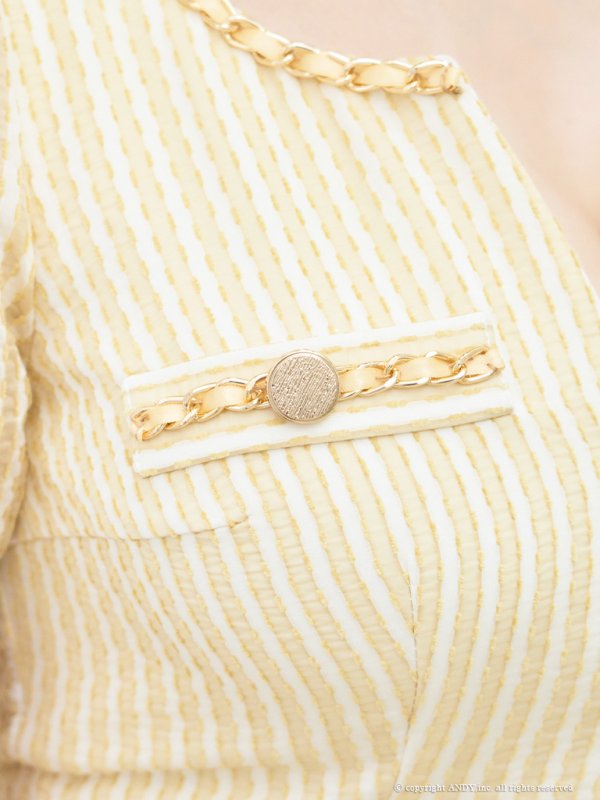 イエロー モデル:うづきふうか 身長:152cm 着用サイズ:Sサイズ