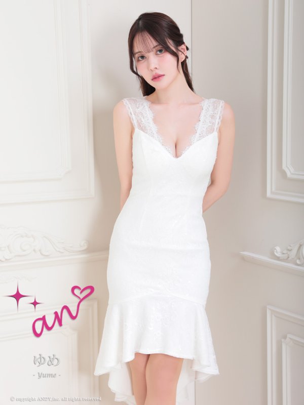 ホワイト モデル：ゆめ　身長：160cm　着用サイズ：Sサイズ