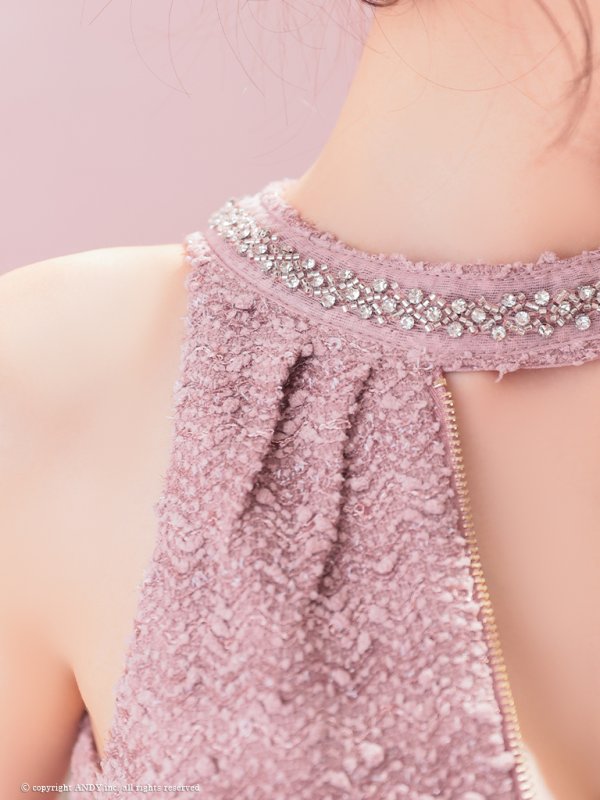 画像37: XSサイズあり【ANDY/アンディ】ワンカラー/ ホルターネック/ ツーピース/ タイト/ ジップデザイン/ ミニドレス/ キャバドレス[OF05] (37)