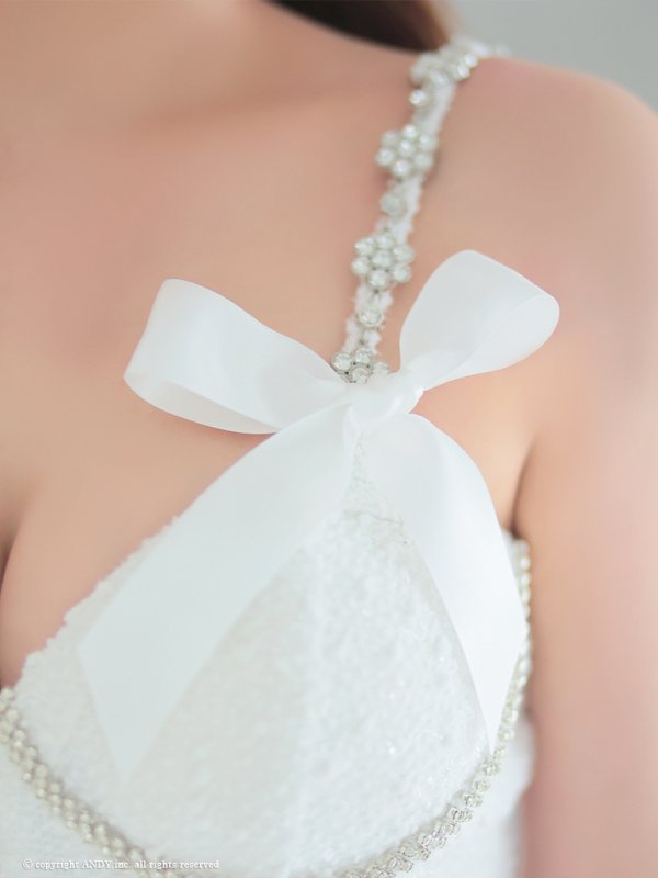 画像19: XSサイズあり【an /アン】 ショルダービジュー/ リボン/ フロントジップ/ ストレッチ/ タイト/ ミニドレス/ キャバドレス[OF05] (19)