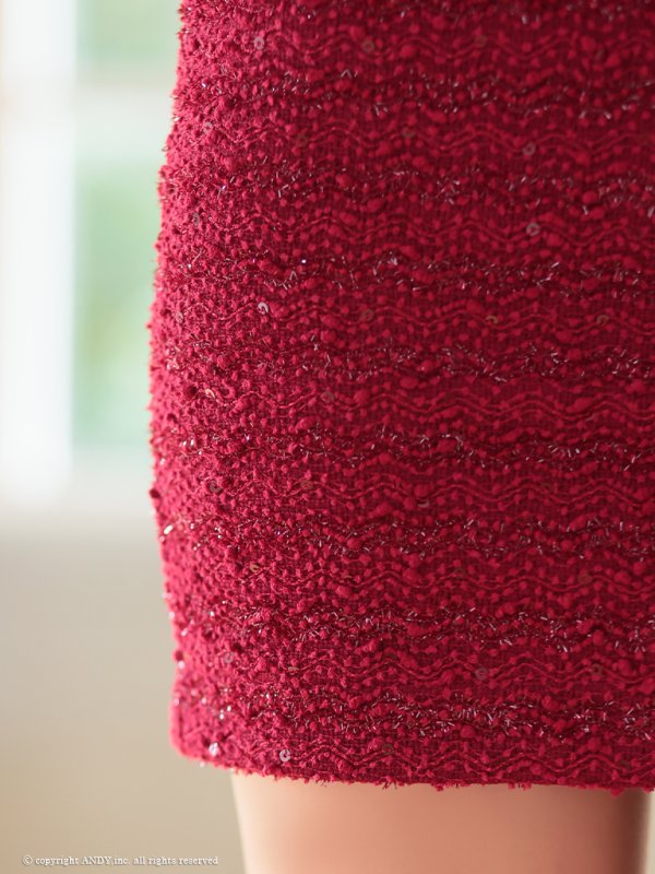 画像43: XSサイズあり【an /アン】 ショルダービジュー/ リボン/ フロントジップ/ ストレッチ/ タイト/ ミニドレス/ キャバドレス[OF05] (43)