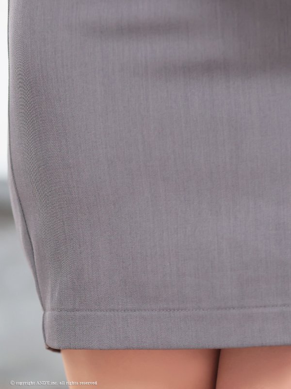 画像8: XSサイズあり【an /アン】 オフショル/ バストジッパー/ 袖あり/ 長袖/ バイカラー/ タイト/ ミニドレス/ キャバドレス[OF05] (8)