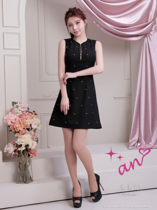 ブラック モデル:ももか 身長:156cm 着用サイズ:Sサイズ