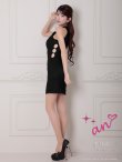 ブラック モデル：まりん　身長：164cm　着用サイズ：Sサイズ