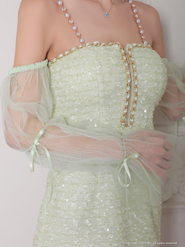 ミントブルー モデル:まりん 身長:164cm 着用サイズ:Sサイズ