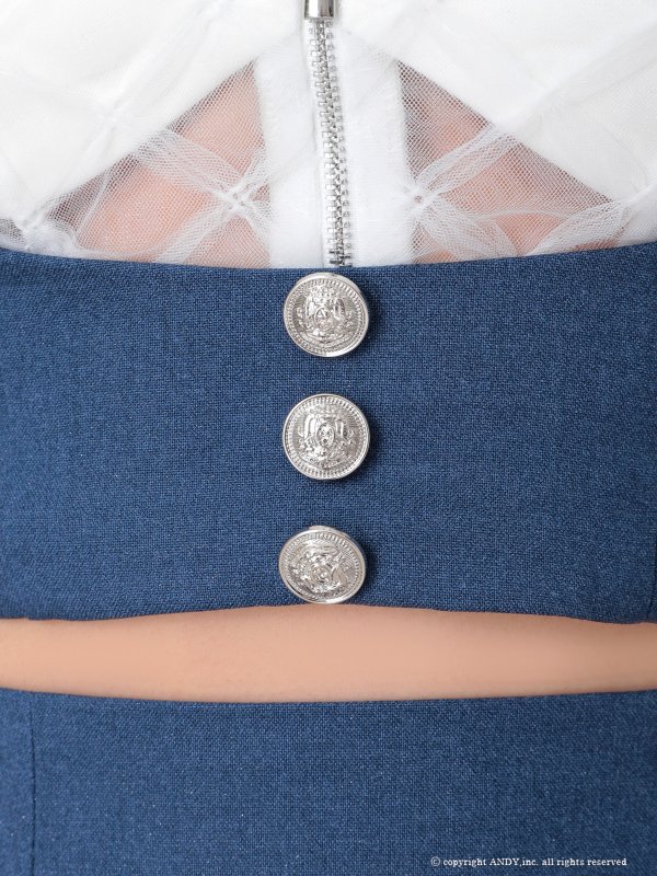 ホワイトxインディゴ　モデル：まりん　着用サイズ：Sサイズ