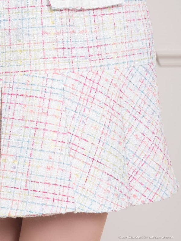 ホワイトミックス　モデル：ももか　身長：156cm　着用サイズ：Sサイズ