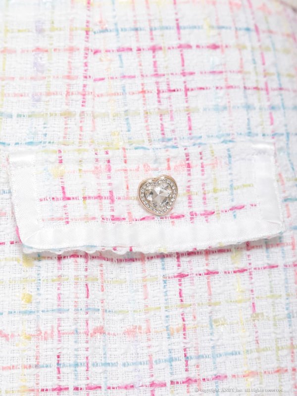 ホワイトミックス　モデル：ももか　身長：156cm　着用サイズ：Sサイズ