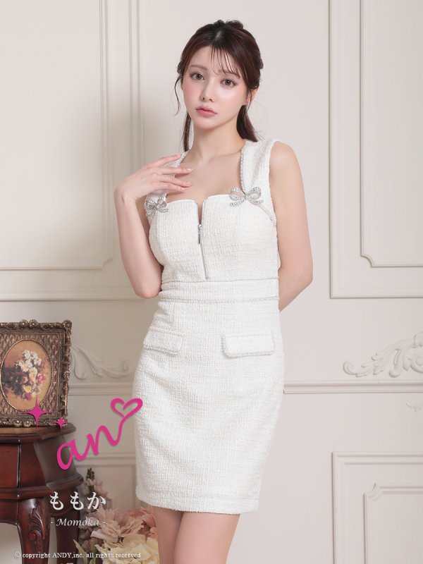 ホワイト モデル:ももか 身長:156cm 着用サイズ:Sサイズ