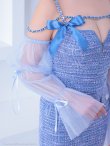ブルー　モデル：椎名みつは　着用サイズ：Sサイズ