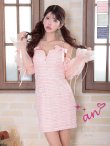 ピンク　モデル：まりん　身長：164cm　着用サイズ：Sサイズ