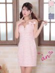 ピンク　モデル：まりん　身長：164cm　着用サイズ：Sサイズ