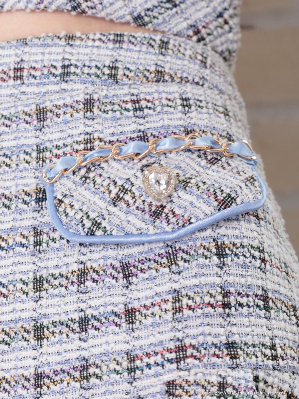 ブルー モデル:まりん 身長:164cm 着用サイズ:Sサイズ