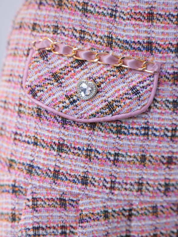 ピンク モデル:姫乃まゆ 身長:153cm 着用サイズ:Sサイズ