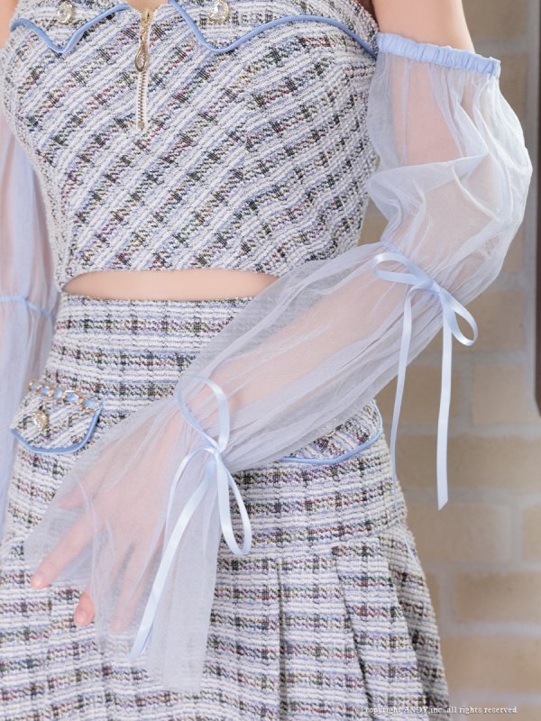 ブルー モデル:まりん 身長:164cm 着用サイズ:Sサイズ