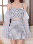 ブルー モデル：まりん　身長：164cm　着用サイズ：Sサイズ