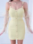 イエロー　モデル：唯月のあ　着用サイズ：Sサイズ