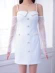 ホワイト モデル：姫乃まゆ　身長：153cm　着用サイズ：Sサイズ