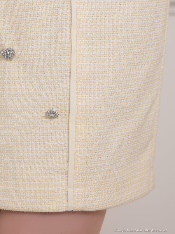 イエロー モデル：ももか　身長：156cm　着用サイズ：Sサイズ