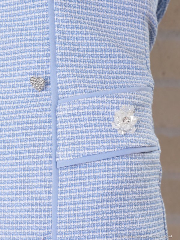 ブルー モデル：まりん　身長：164cm　着用サイズ：Sサイズ