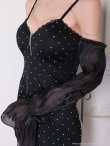 ブラック モデル：まりん　身長：164cm　着用サイズ：Sサイズ