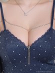 ネイビー モデル：ももか　身長：156cm　着用サイズ：Sサイズ