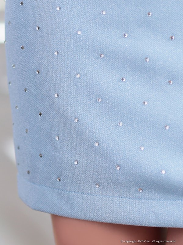 ブルー モデル：りな　身長：160cm　着用サイズ：Sサイズ