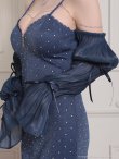 ネイビー モデル：ももか　身長：156cm　着用サイズ：Sサイズ