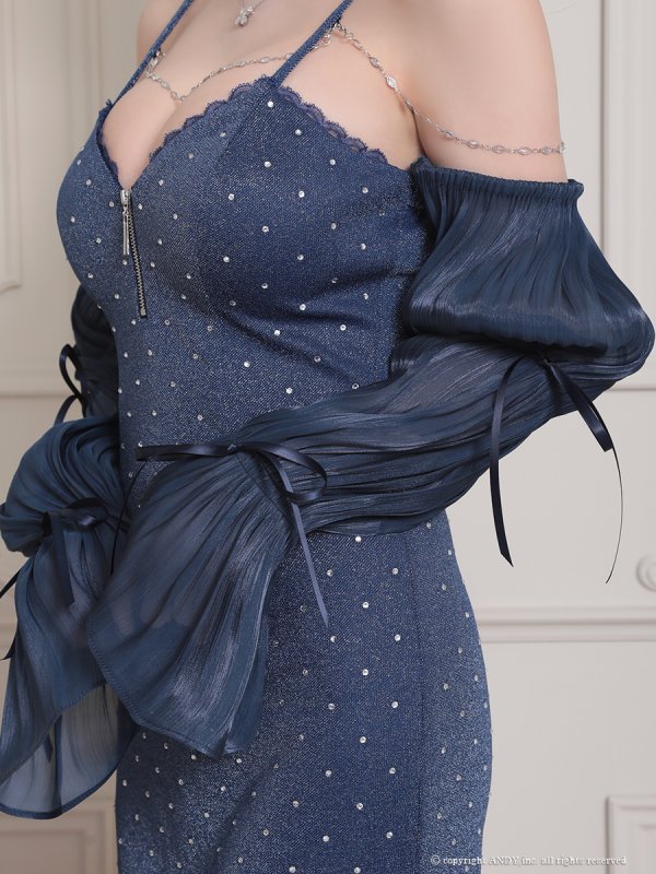 ネイビー モデル:ももか 身長:156cm 着用サイズ:Sサイズ