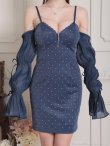ネイビー モデル：ももか　身長：156cm　着用サイズ：Sサイズ