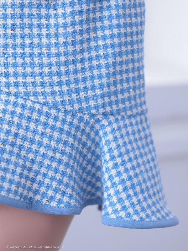 ブルー モデル:姫乃まゆ 身長:153cm 着用サイズ:Sサイズ