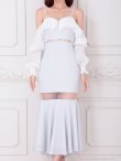 ホワイト モデル：まりん　身長：164cm　着用サイズ：Sサイズ