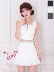 ホワイト モデル：まりん　身長：164cm　着用サイズ：Sサイズ