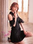 ブラック　モデル：天使かれん　身長：163cm　着用サイズ：Sサイズ