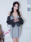 ブラックxブラック　モデル：天使かんな　着用サイズ：Sサイズ