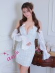 グレーxホワイト　モデル：ふぶき　着用サイズ：Sサイズ