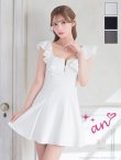ホワイト モデル：るり　身長：165cm　着用サイズ：Sサイズ