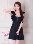 ネイビー　モデル：ももか　身長：156cm　着用サイズ：Sサイズ